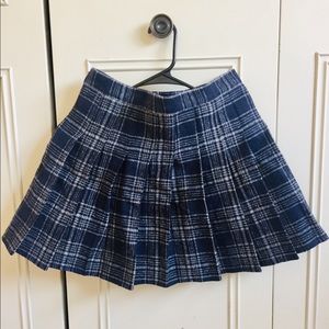 Pleated Mini Skirt